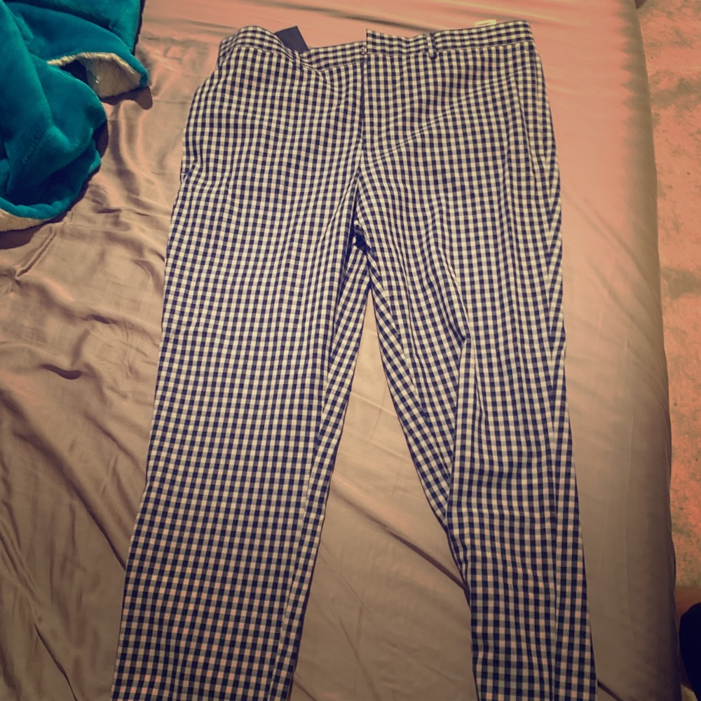 Topman Gingham Trousers